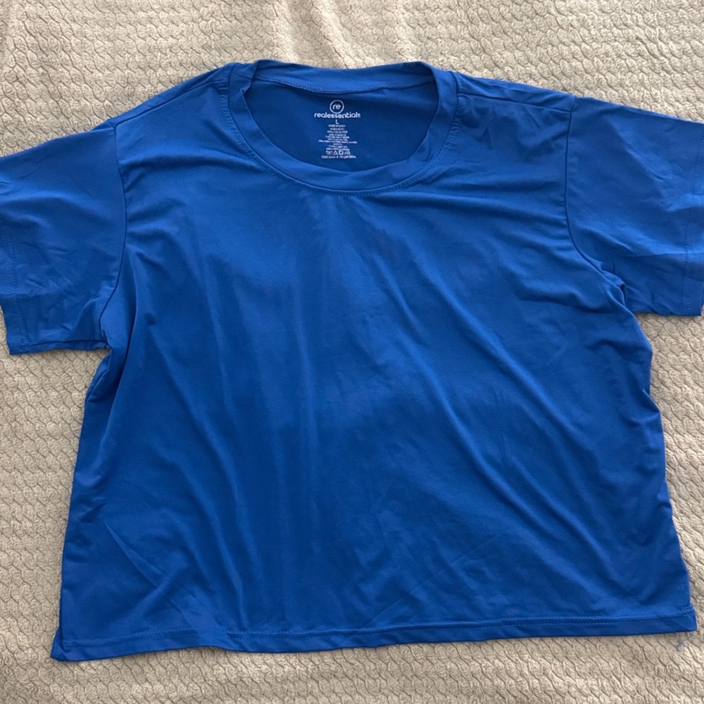 Blue Women's Crop Top